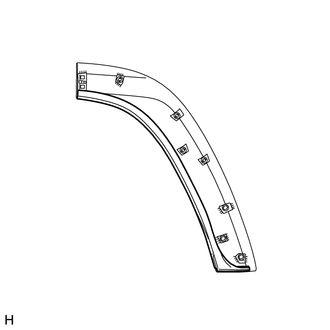 thumbnail image 2 of Genuine Toyota 4Runner Back Door Outside Moulding Set RH/LH – 2010-2022 GRN280 2 of 5