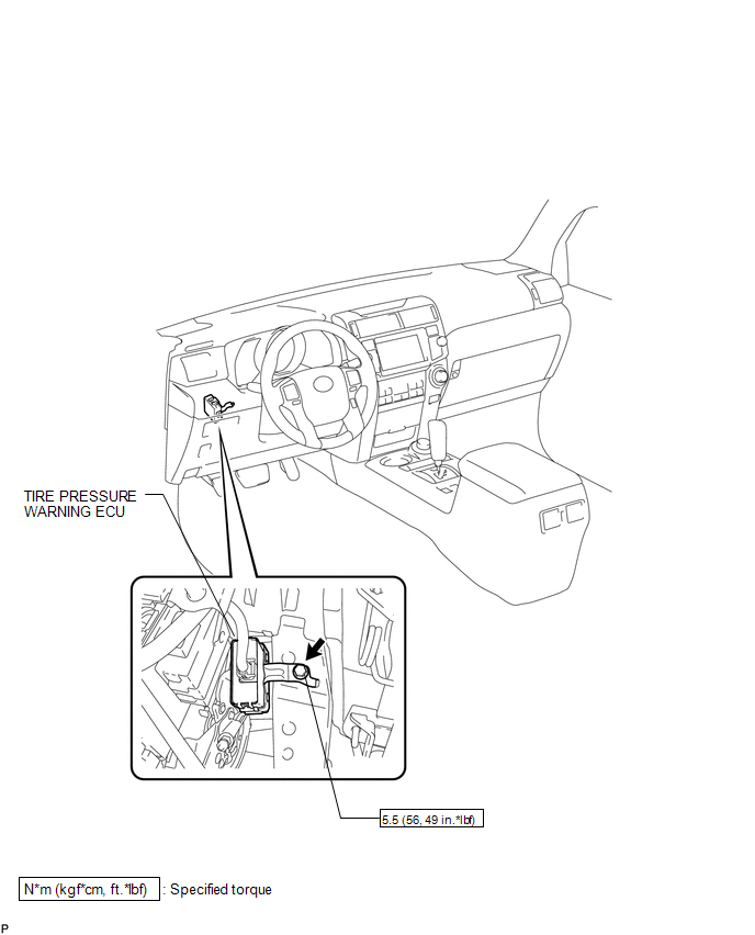 Toyota 4Runner Tire Pressure Warning Ecu Tire Pressure Monitoring